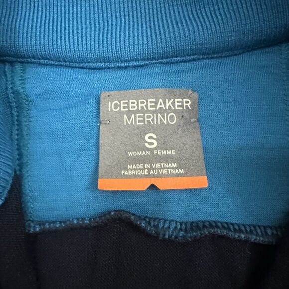 Smartwool 1/4 Zip Pullover Womens S Merino Wool Base Layer Shirt READ FLAW - Picture 10 of 10